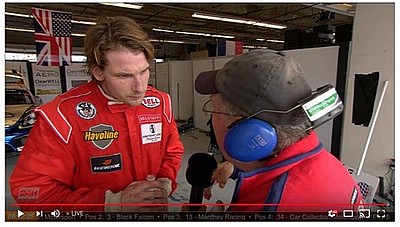 Interviewing James Hunt's son Freddie at the COTA24